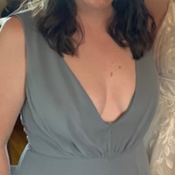 Jenny Yoo Ryan Dress, Size 10, color: Mayan Blue - Picture 10 of 10